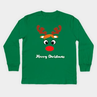 Merry Christmas Kids Long Sleeve T-Shirt